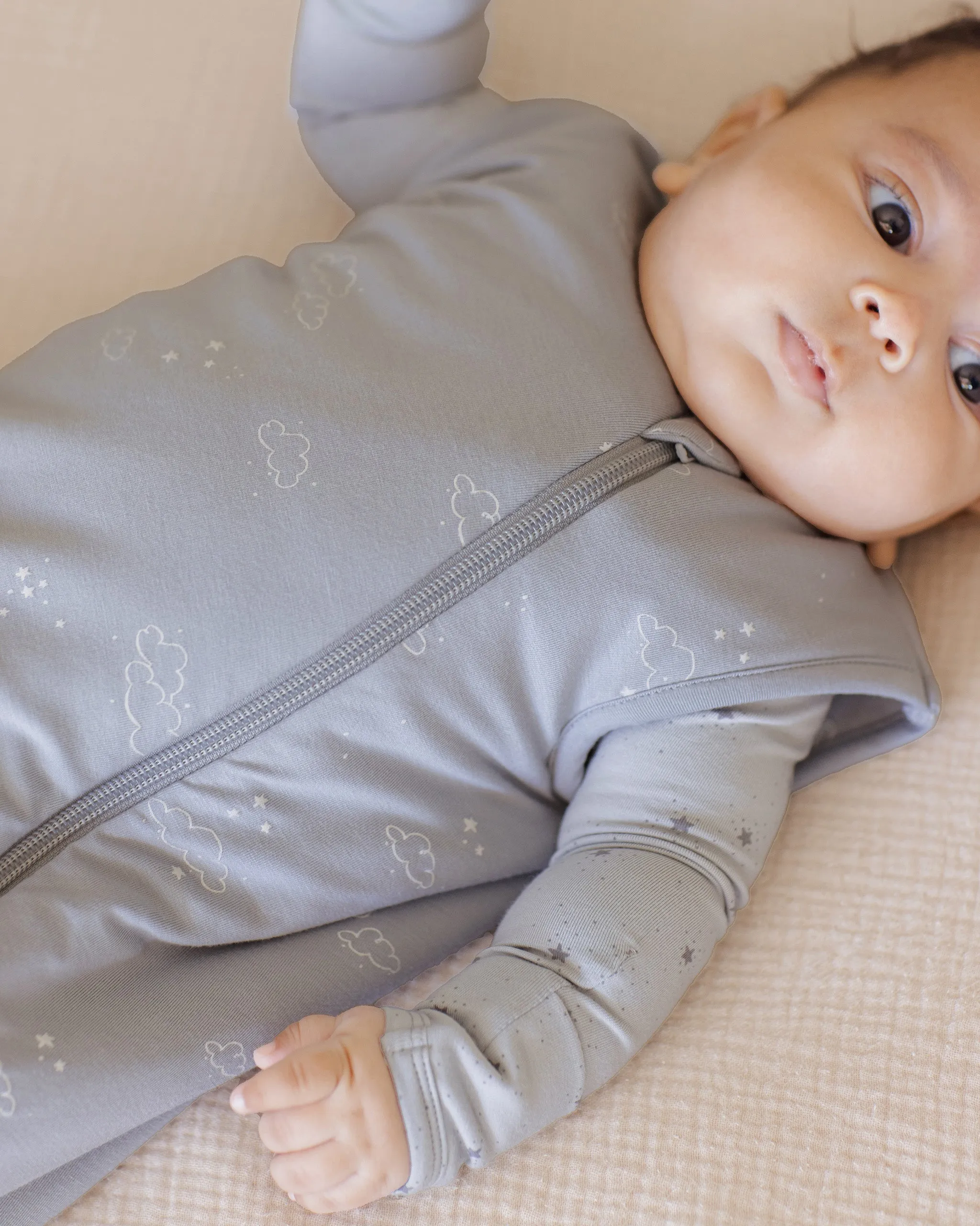 -Bamboo Sleep Bag || Clouds-