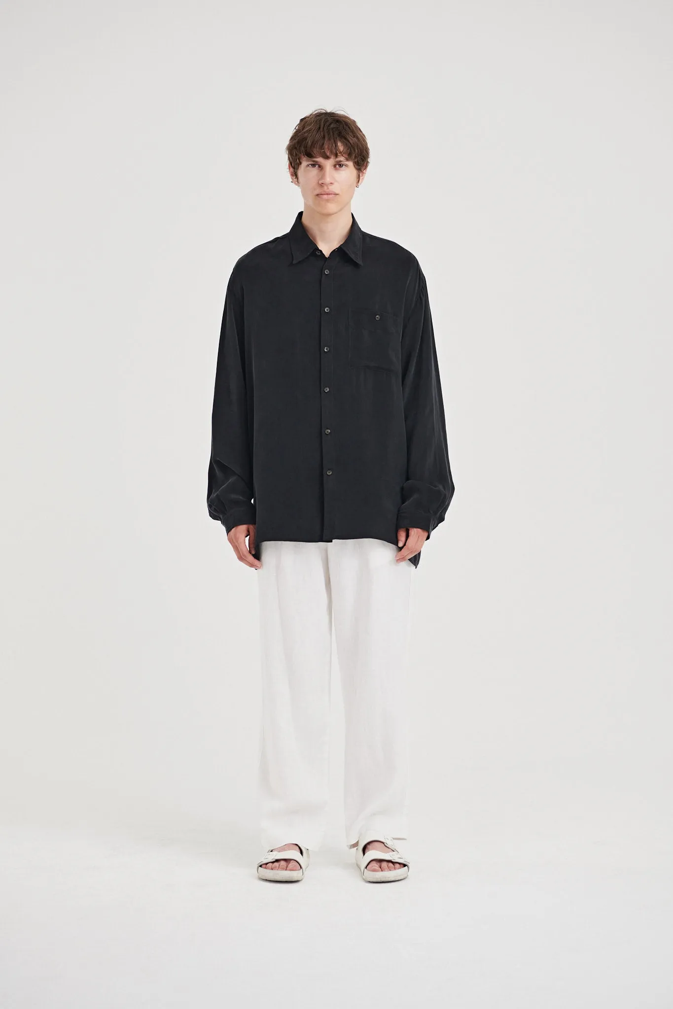 06/ 90's Vegan Silk Shirt