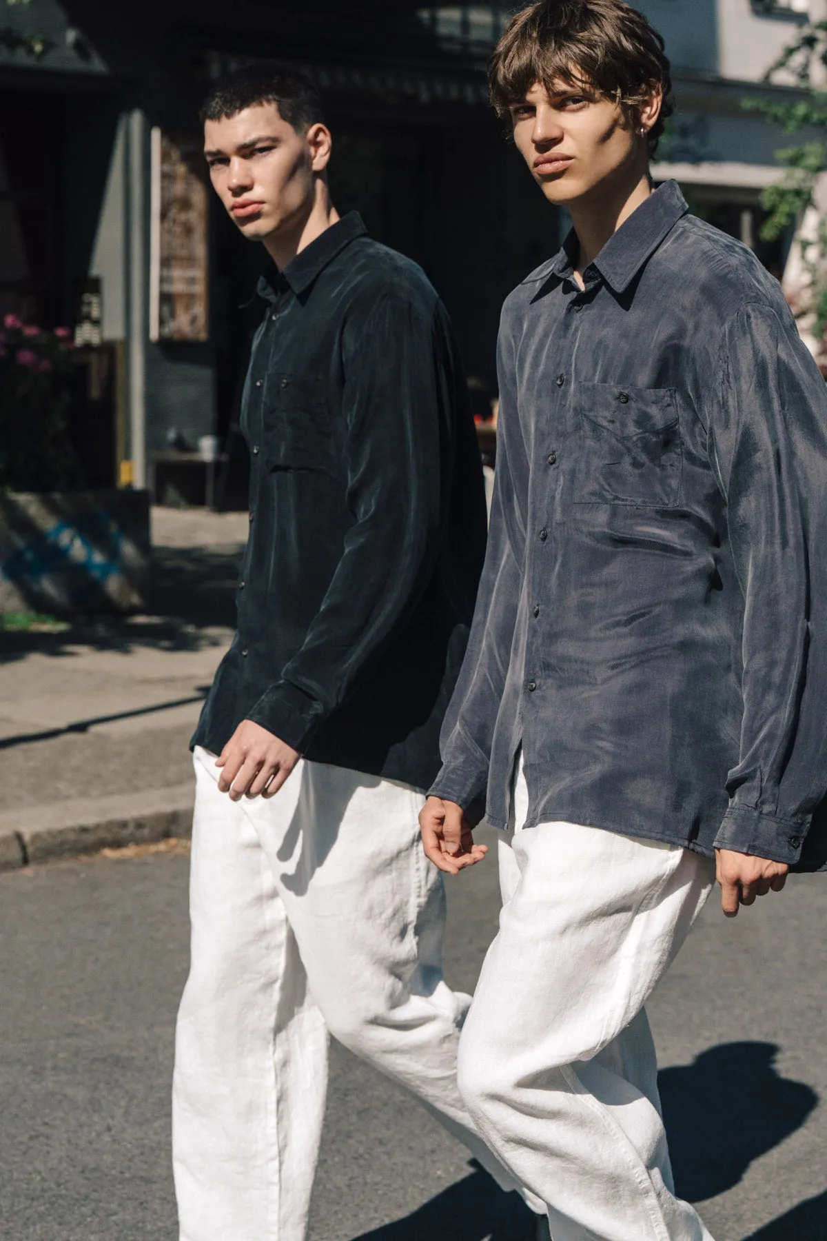 06/ 90's Vegan Silk Shirt