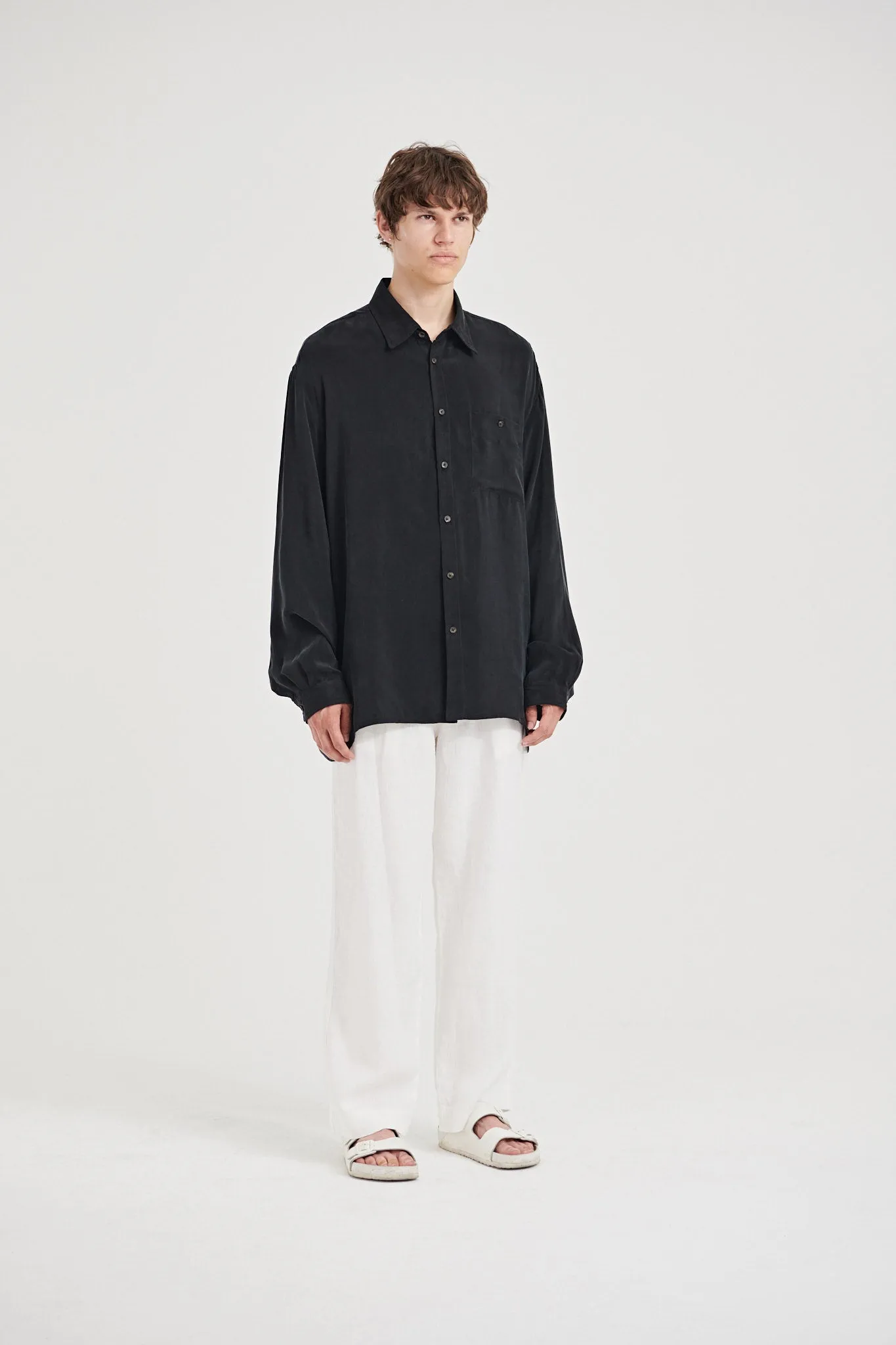 06/ 90's Vegan Silk Shirt