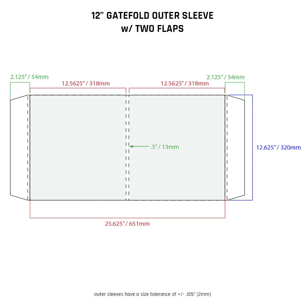 12" Outer Sleeves - All Styles (individual)