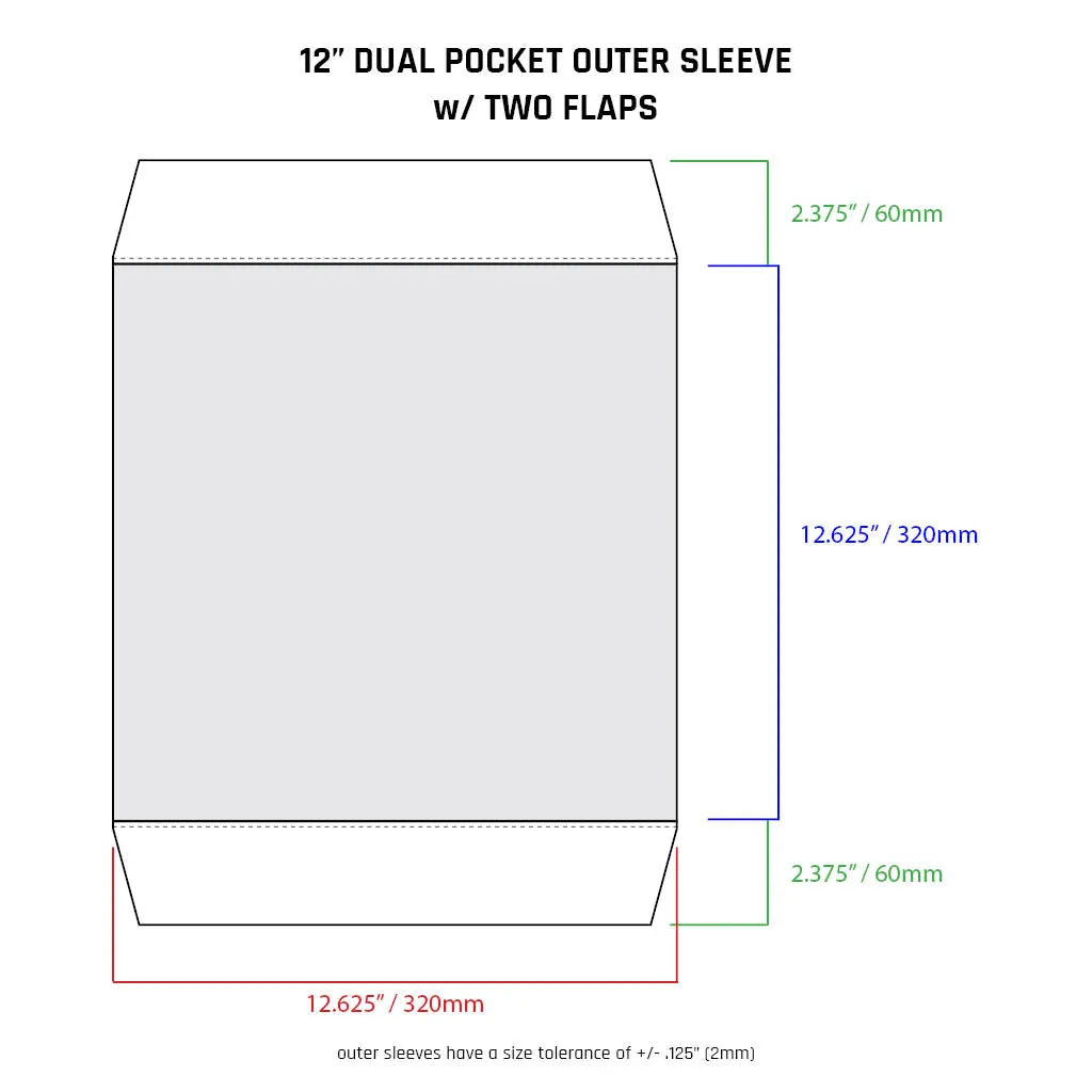 12" Outer Sleeves - All Styles (individual)