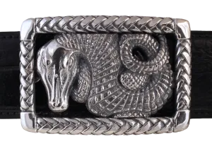 #1363 Alligator in Braided Frame