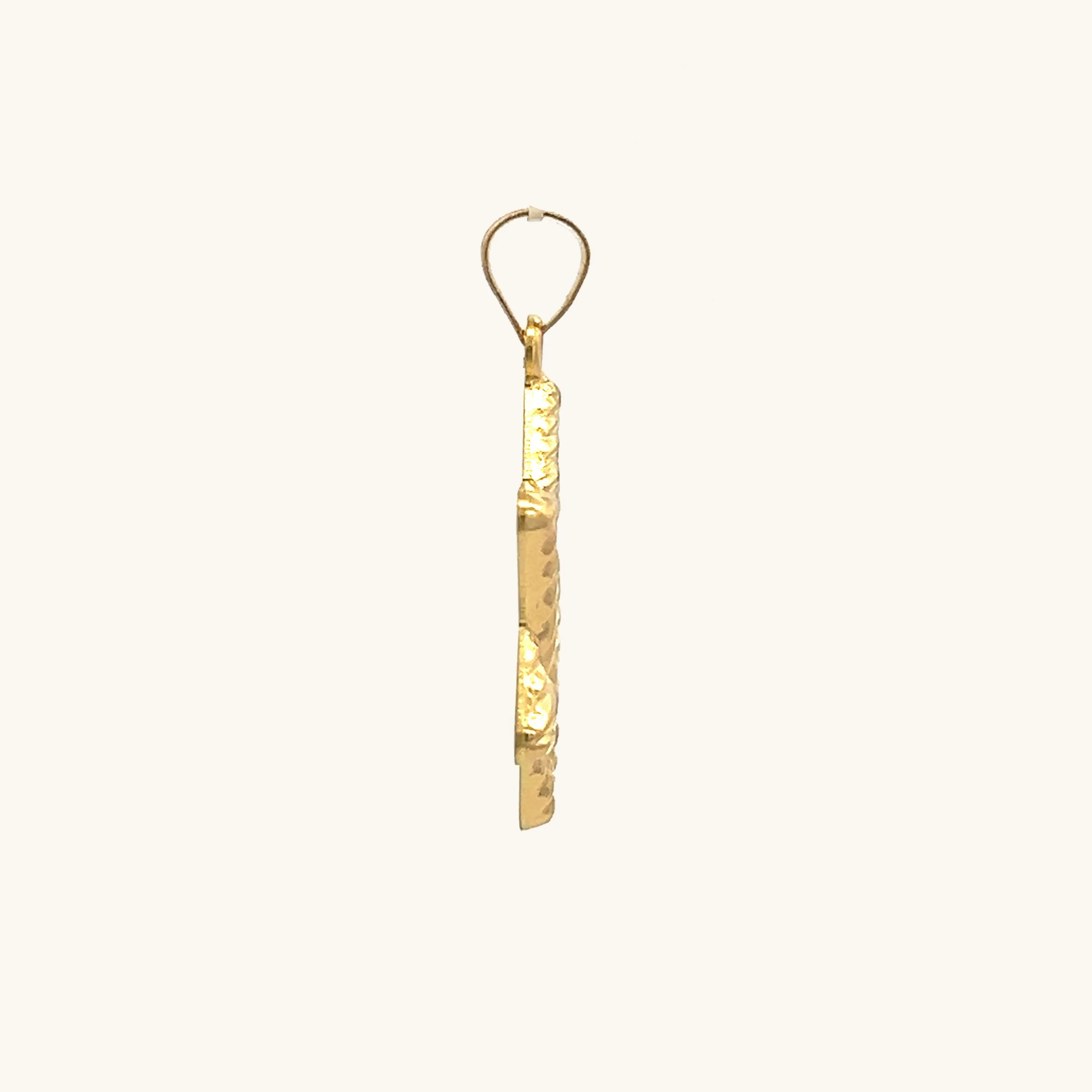 14K GOLD BRAIDED STAR OF DAVID PENDANT