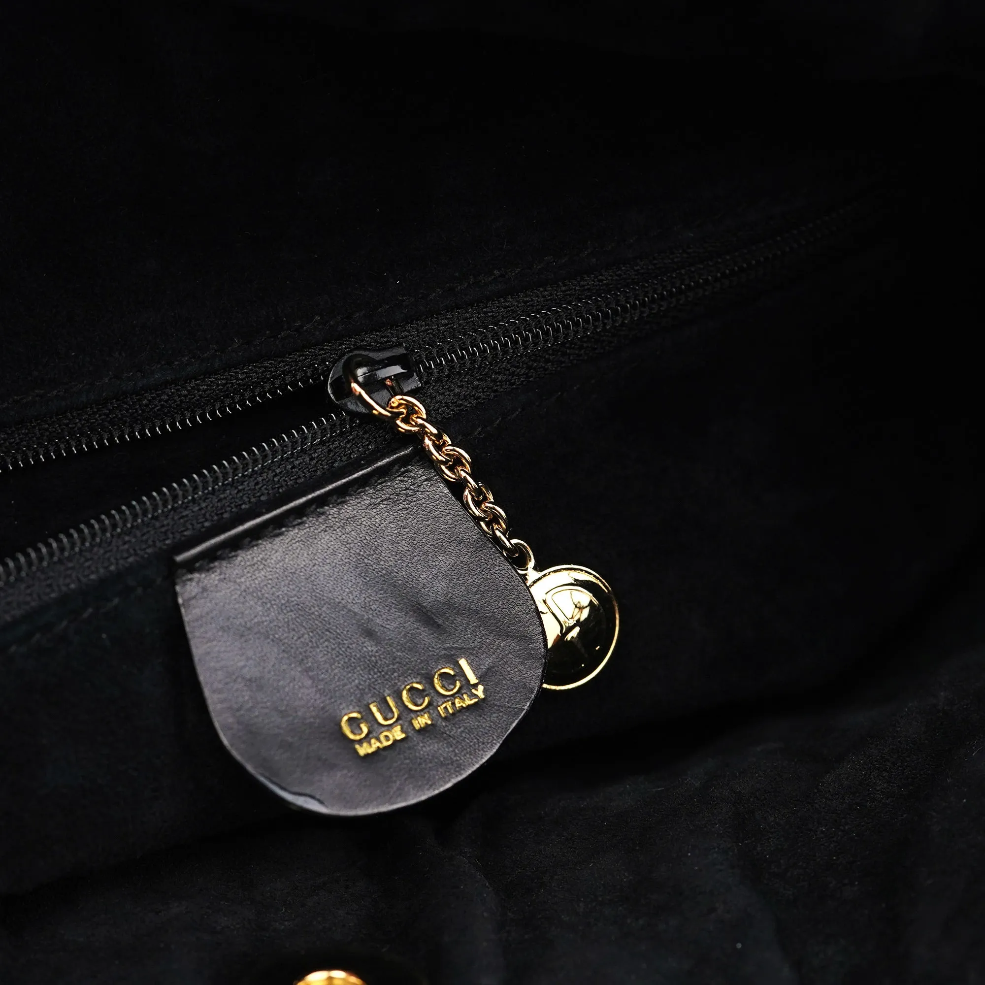 1996 Brown Woven Bamboo 2-Way Shoulder Bag