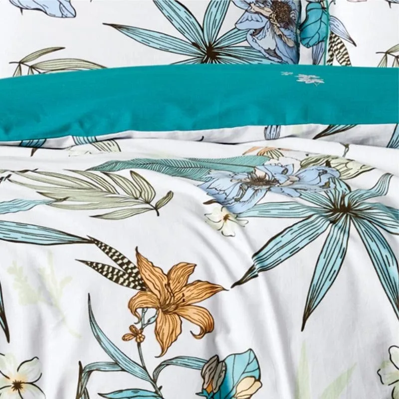 200 Thread Count Cotton Printed Contessa Duvet Covers Set