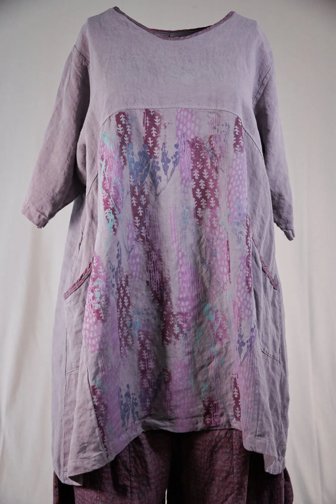 2332 Oversized Heavy Linen Zen-Purple Dusk-P