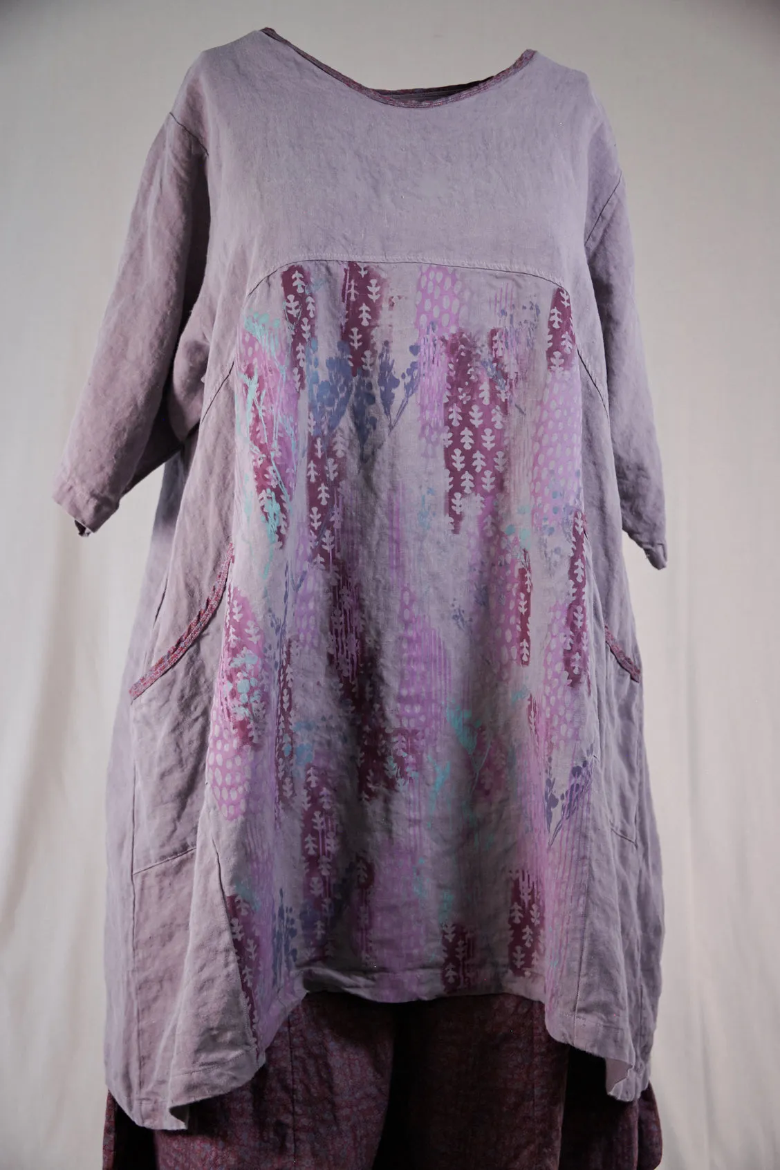 2332 Oversized Heavy Linen Zen-Purple Dusk-P