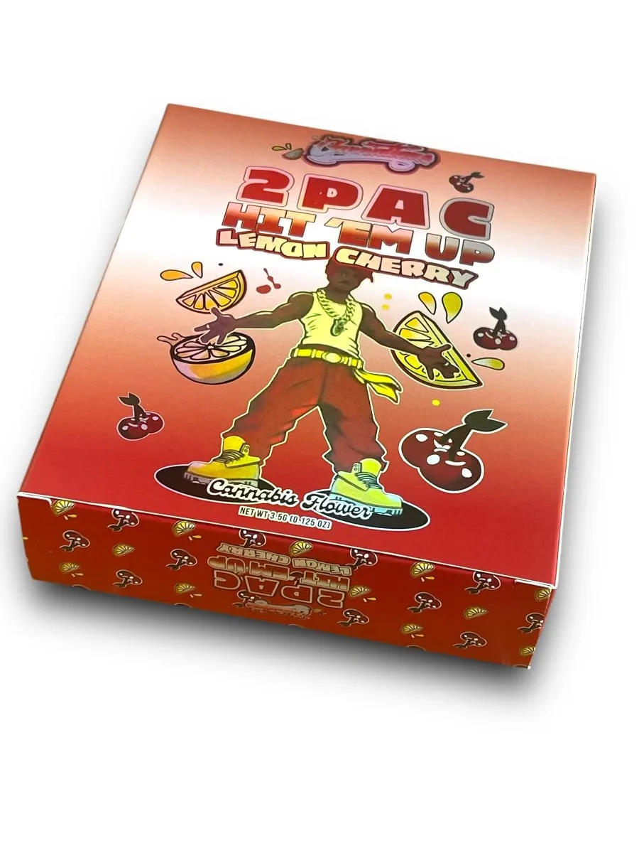 2pac Hit Em Up Mylar Bag with Boxes and Speaker 3.5 Grams