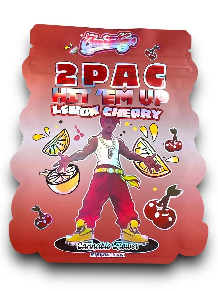 2pac Hit Em Up Mylar Bag with Boxes and Speaker 3.5 Grams