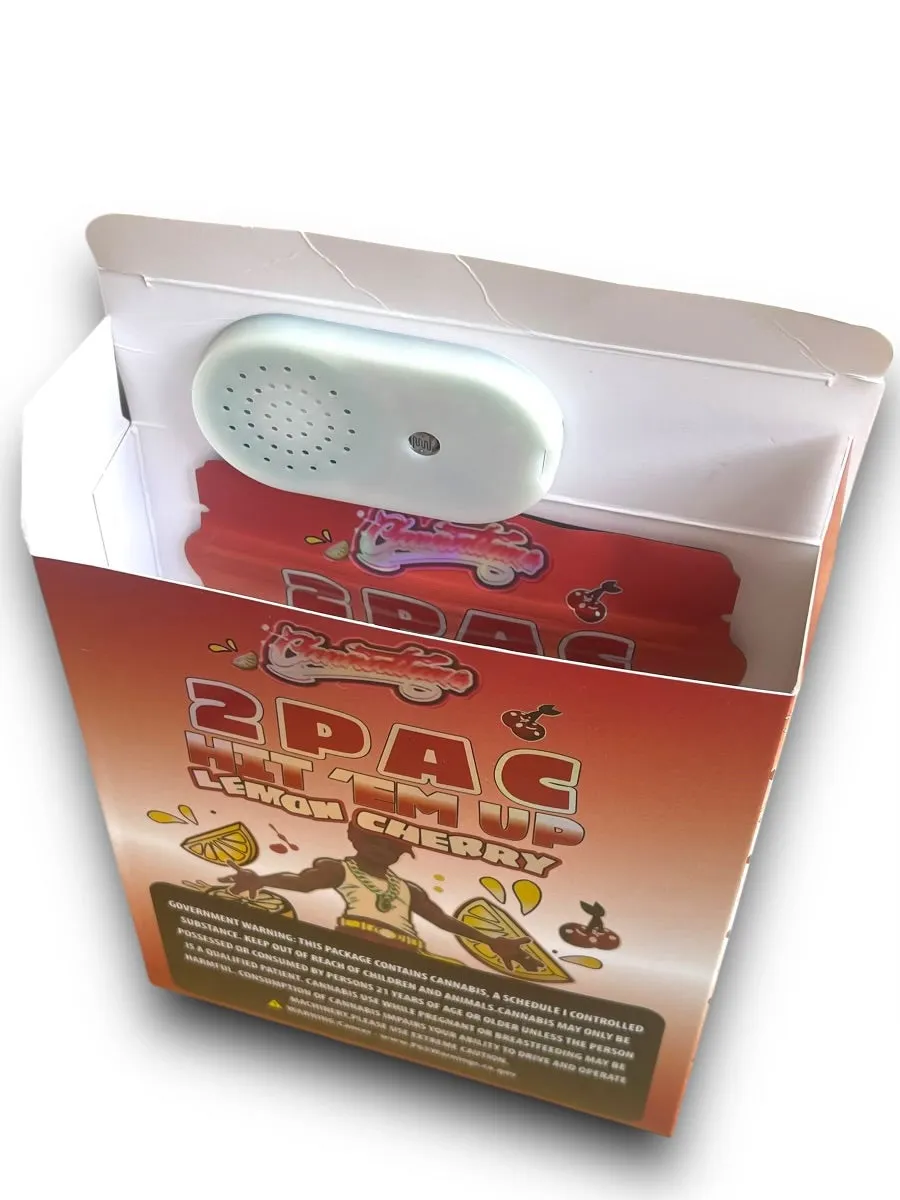 2pac Hit Em Up Mylar Bag with Boxes and Speaker 3.5 Grams