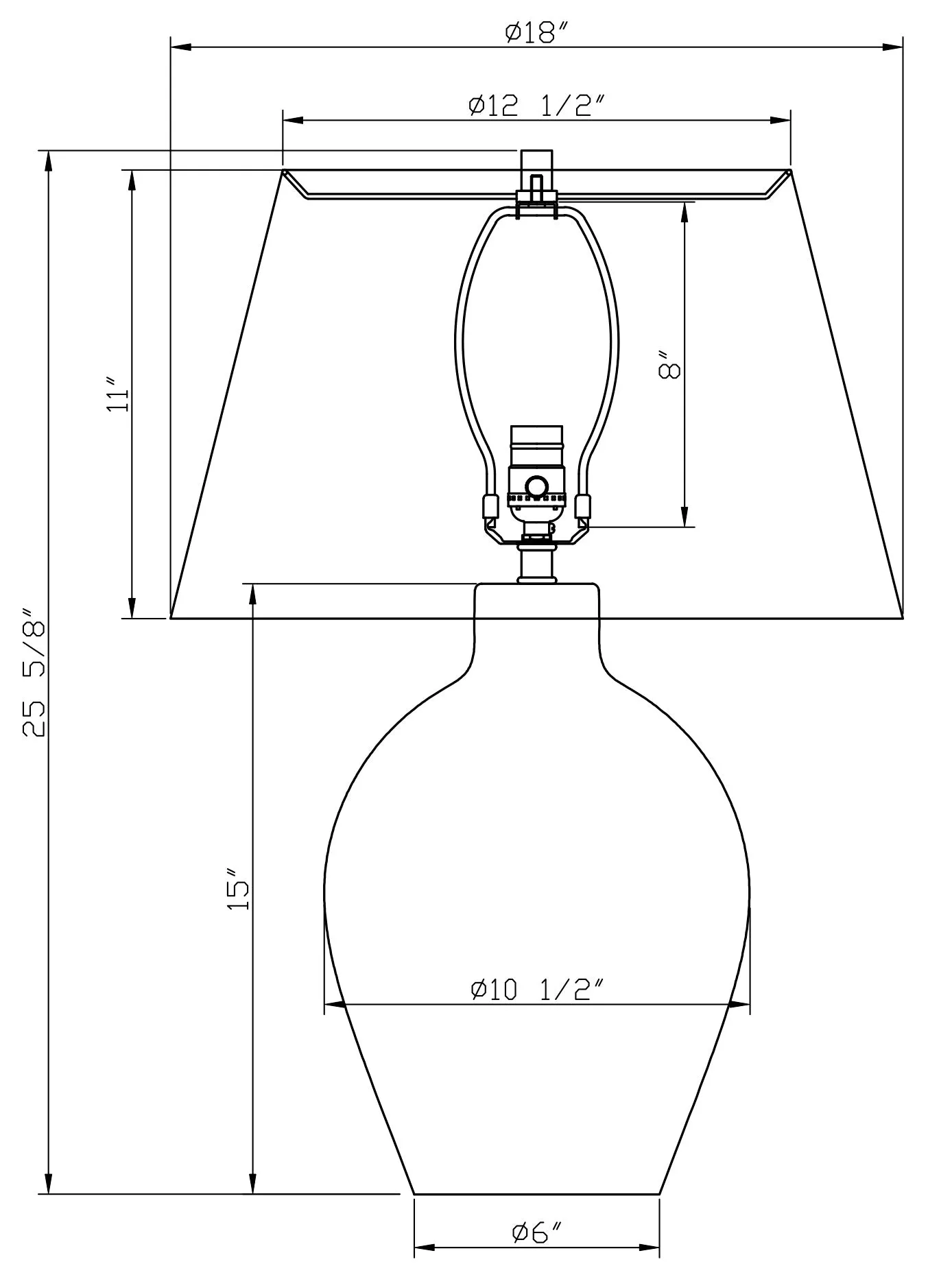 4583-Dundalk Table Lamp