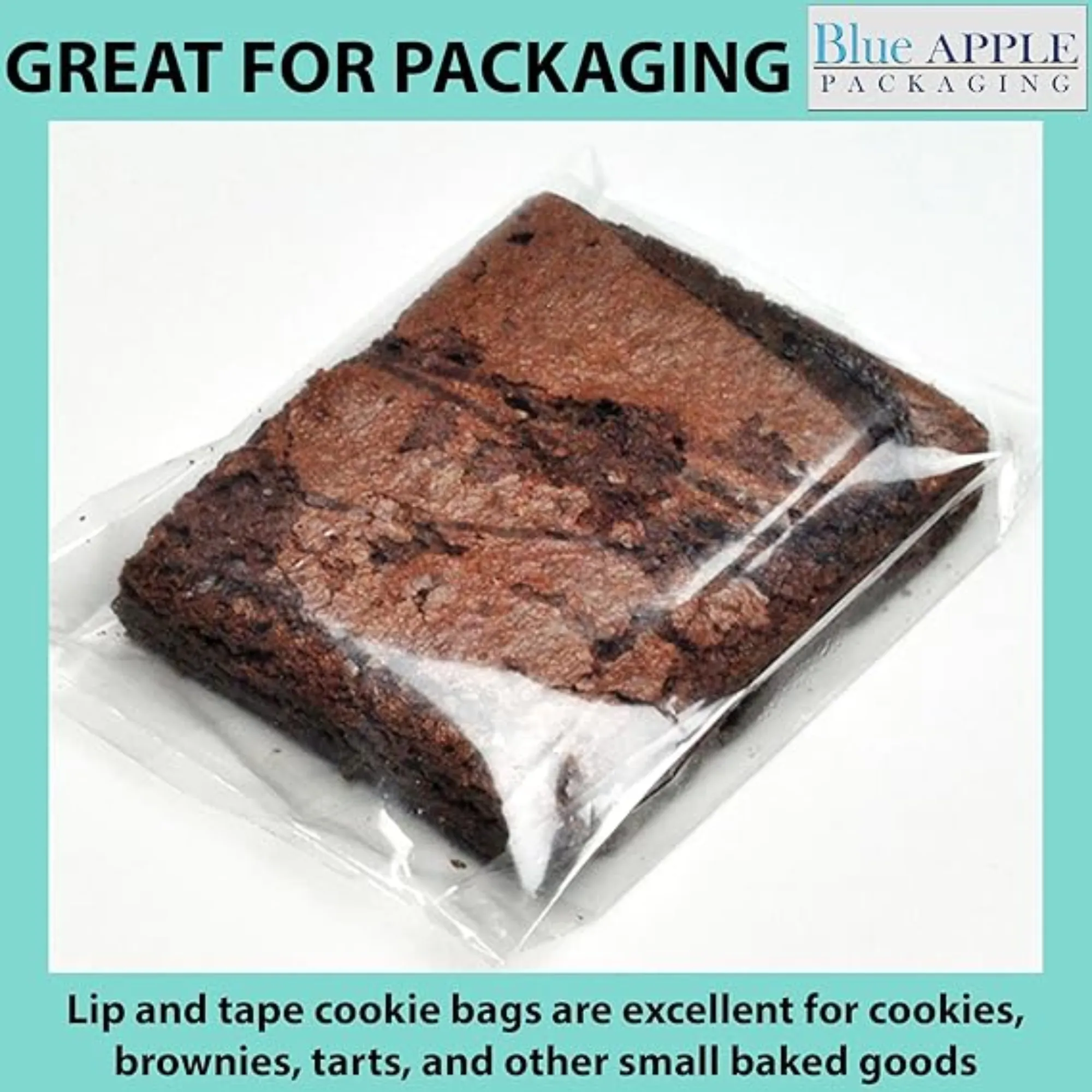 5X5 1BG 1.5LP inches Lip and Tape Resealable Bags Co-Extruded 1.5 Mil PPE