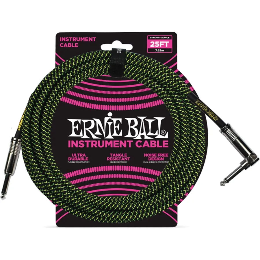 6066 Cavo Braided Black/Green 7,62 m