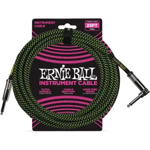 6066 Cavo Braided Black/Green 7,62 m