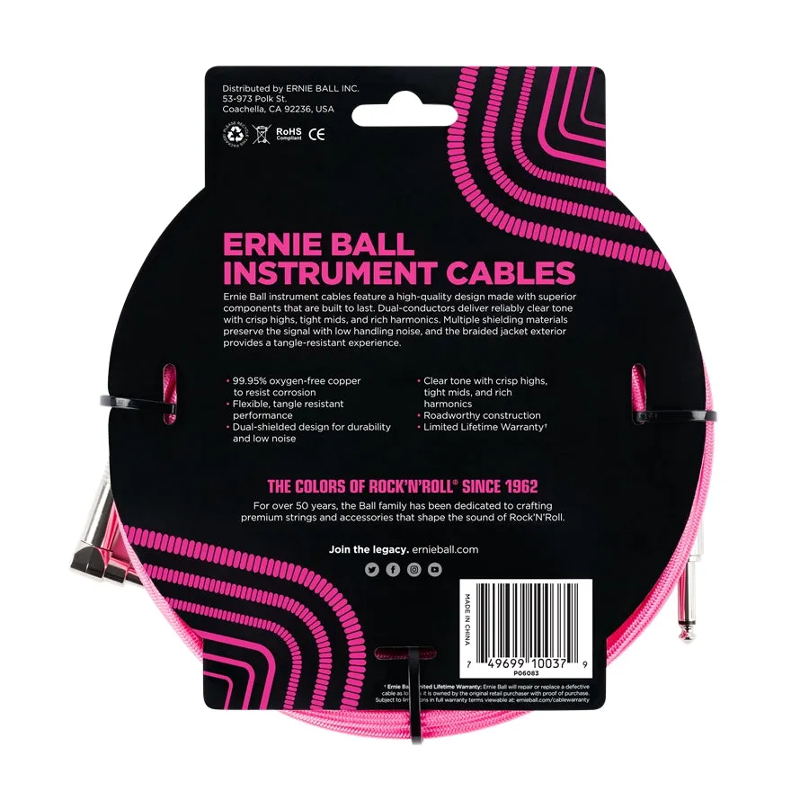 6083 Cavo Braided Neon Pink 5,49 m