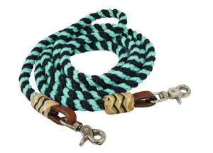 8FT rolled nylon barrel reins