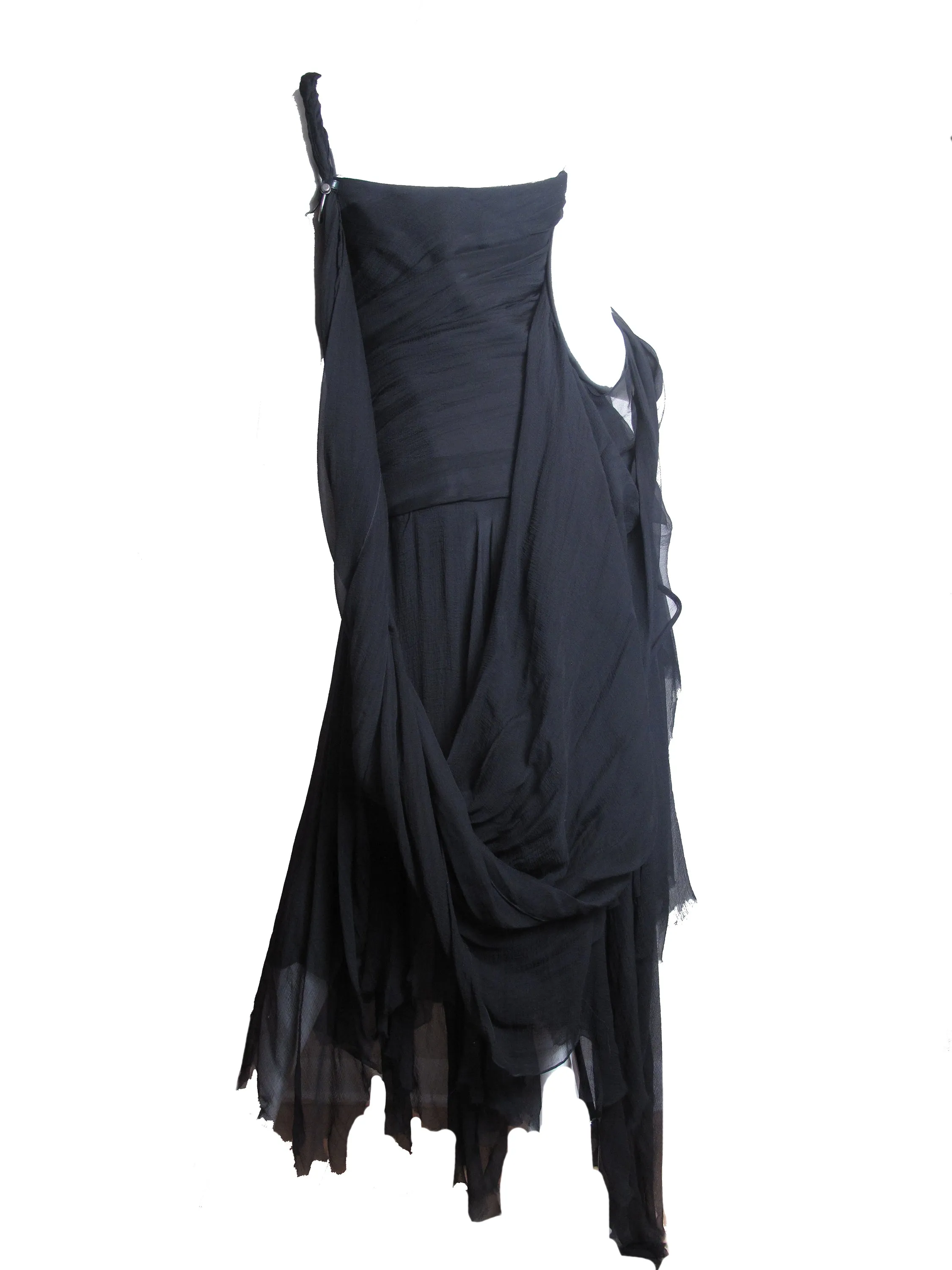 ALEXANDER MCQUEEN Runway Silk Gown