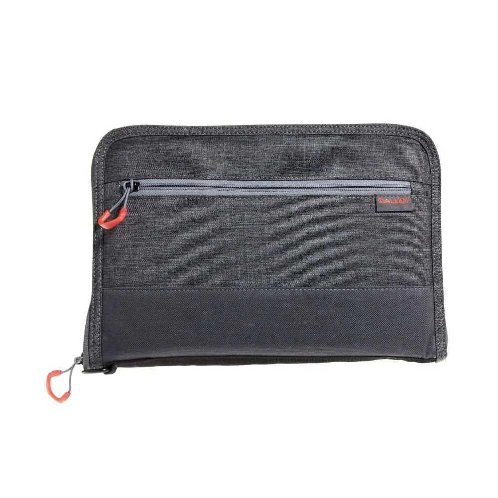 Allen 11" Auto-Fit 2.0 Deluxe Handgun Case, Gray/Red