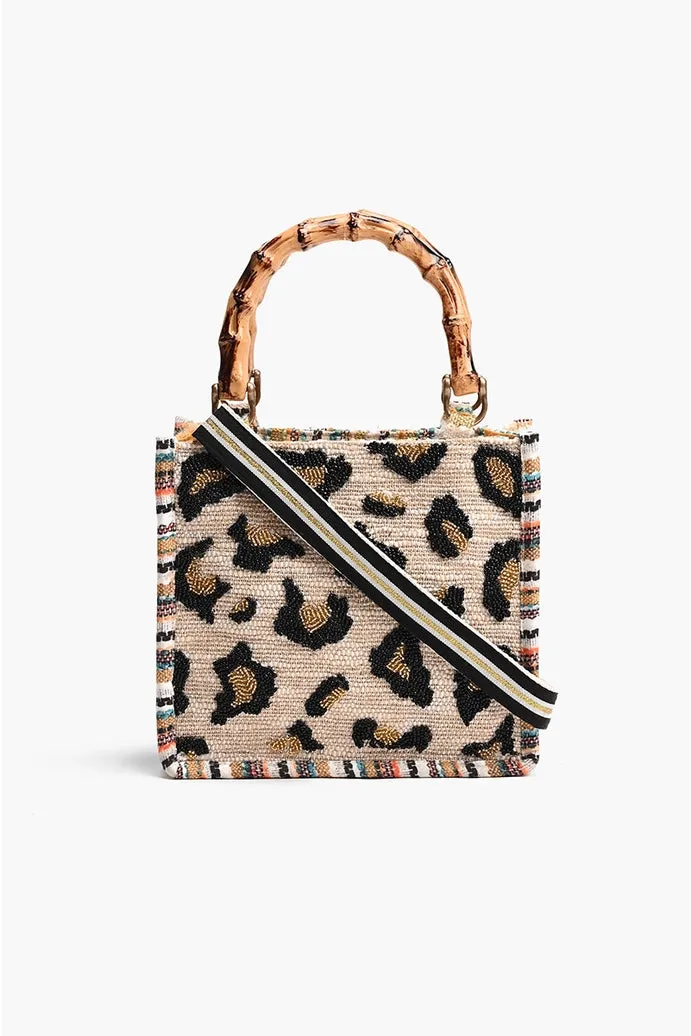 America & Beyond Luxe Leopard Day Handbag