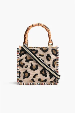 America & Beyond Luxe Leopard Day Handbag