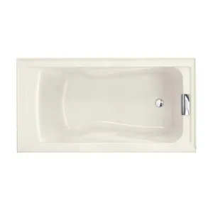 American Standard 2422V.002.222 Evolution 5 ft. Bathtub with Reversible Drain in Linen