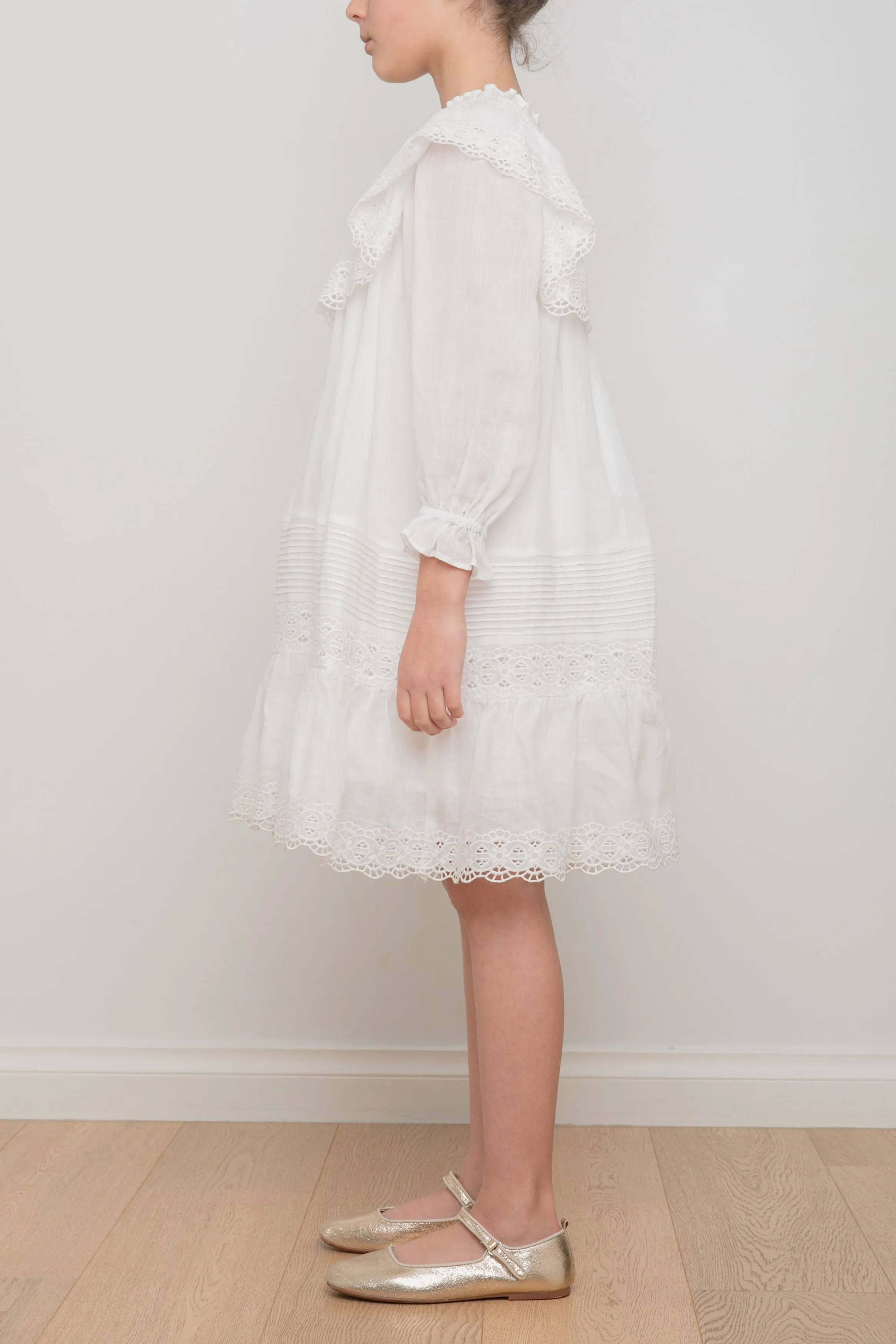 Anabel Heirloom Dress - White