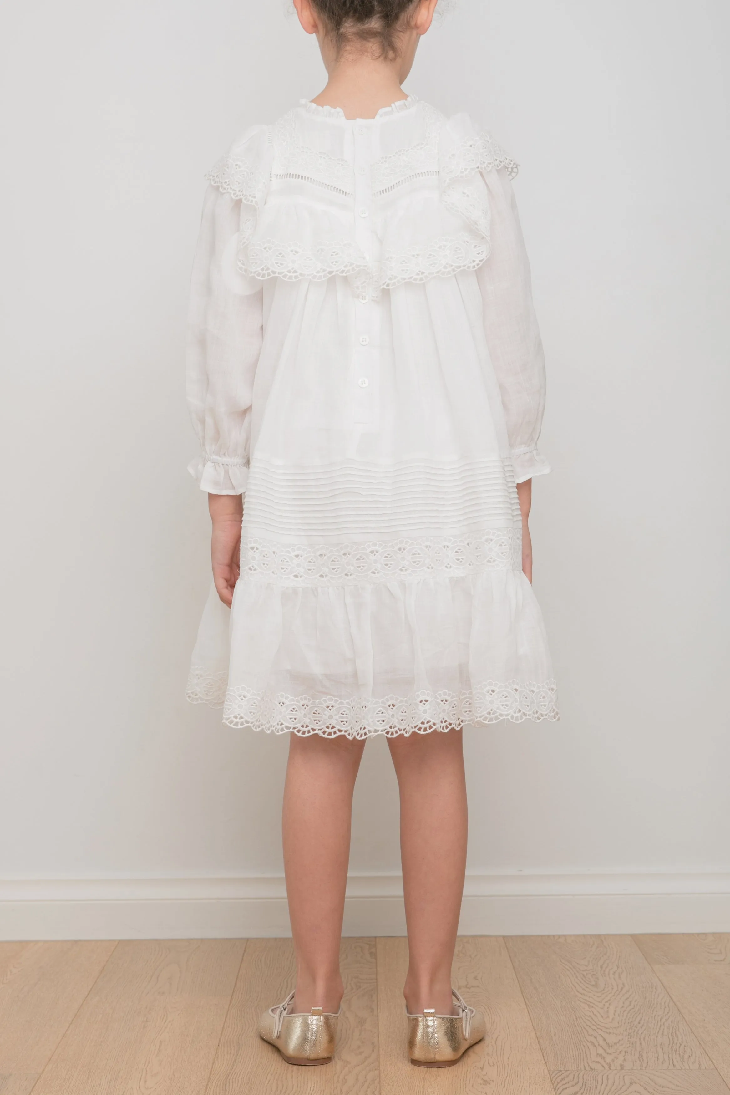 Anabel Heirloom Dress - White