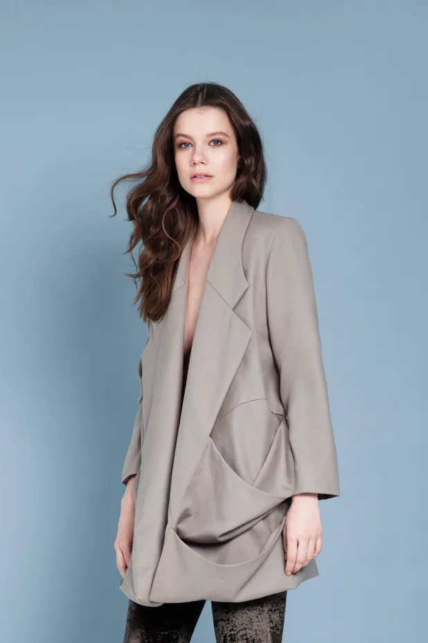 Archer Wool Silk Jacket