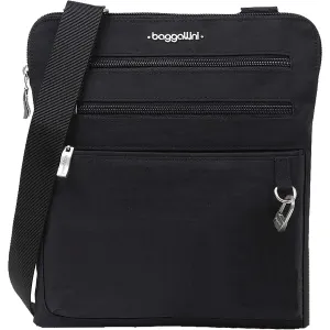 Baggallini Chelsea Crossbody Black Nylon