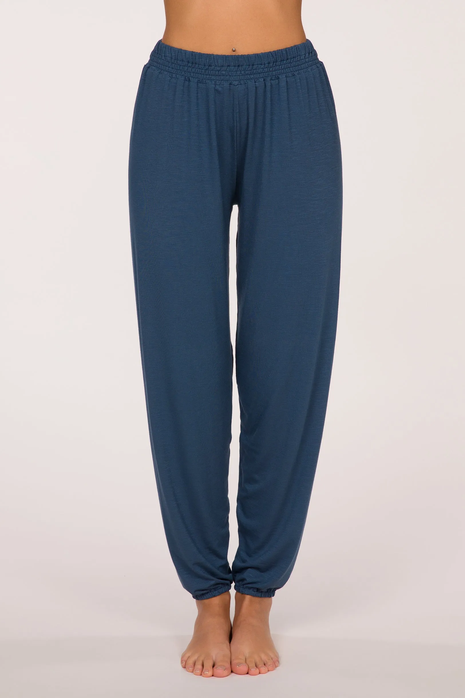 Bali Meditation Pants - Blueberry blue