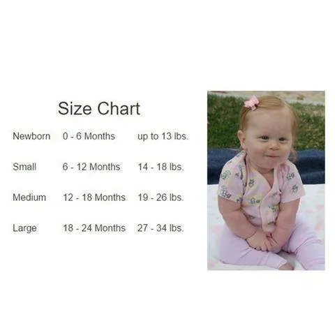 Bambini 8 Pc Baby Girl Layette Clothes Set (NB,S,M,L)