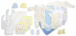 Bambini Newborn Baby Boy 21 Pc Layette Baby Shower Gift Set (NB)