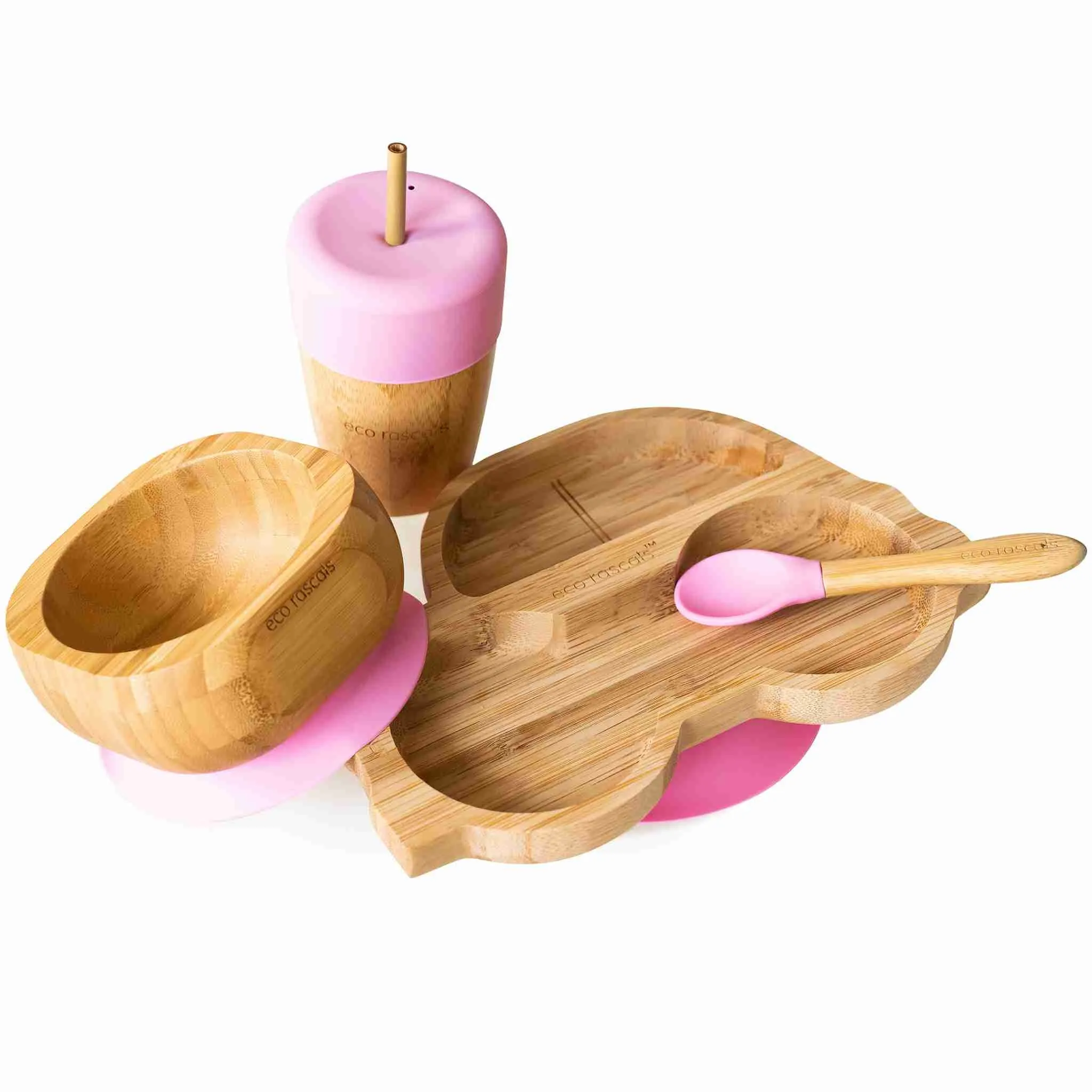 Bamboo Car Plate Weaning Gift Set