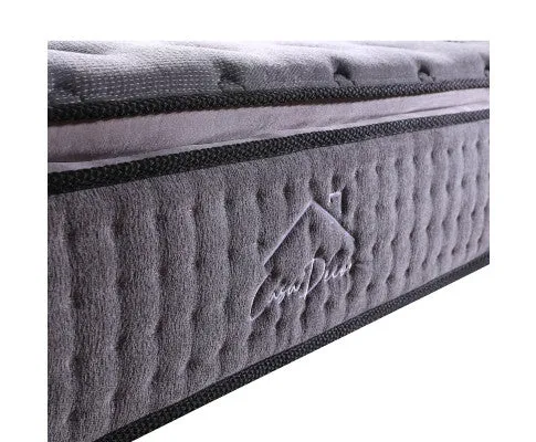 Bamboo Charcoal Mattress Pocket Spring Pillowtop 5 Zone 32cm Depth