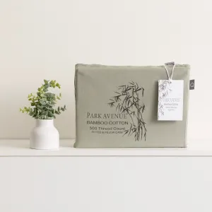 Bamboo Cotton 500 Thread Count Jade Combo Set by Park Avenue