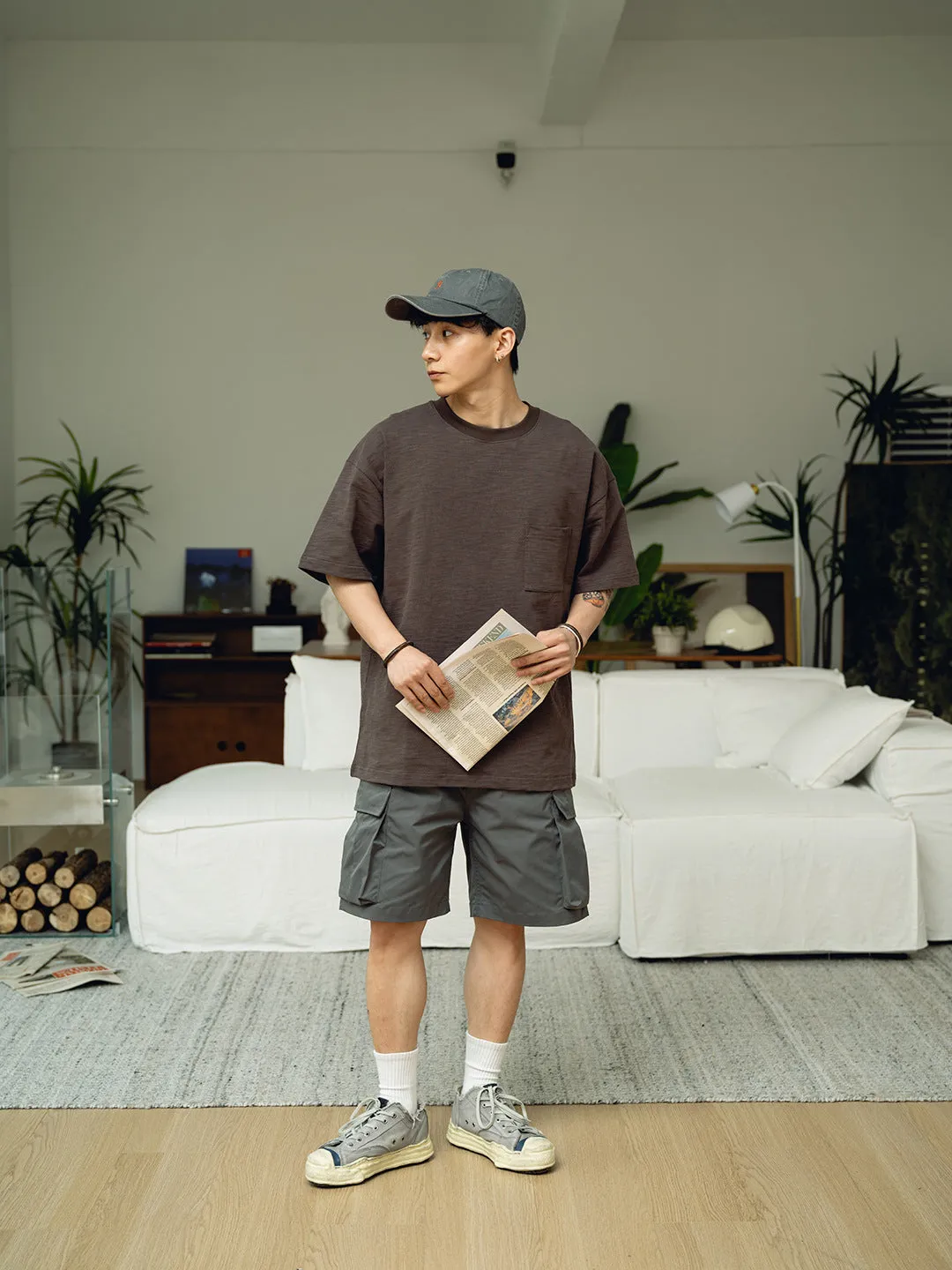 Bamboo Cotton Pocket Tee