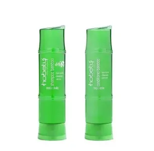 Bamboo Hair Strenghtening Nourishing Detox Revitalizing Treatment Kit 2x300ml - Hobety