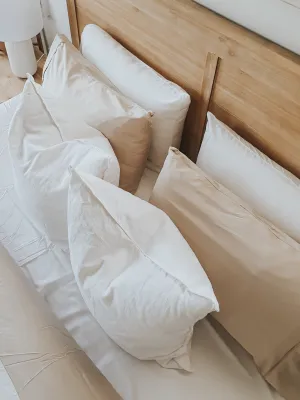 Bamboo Pillow Slip Set - Macadamia