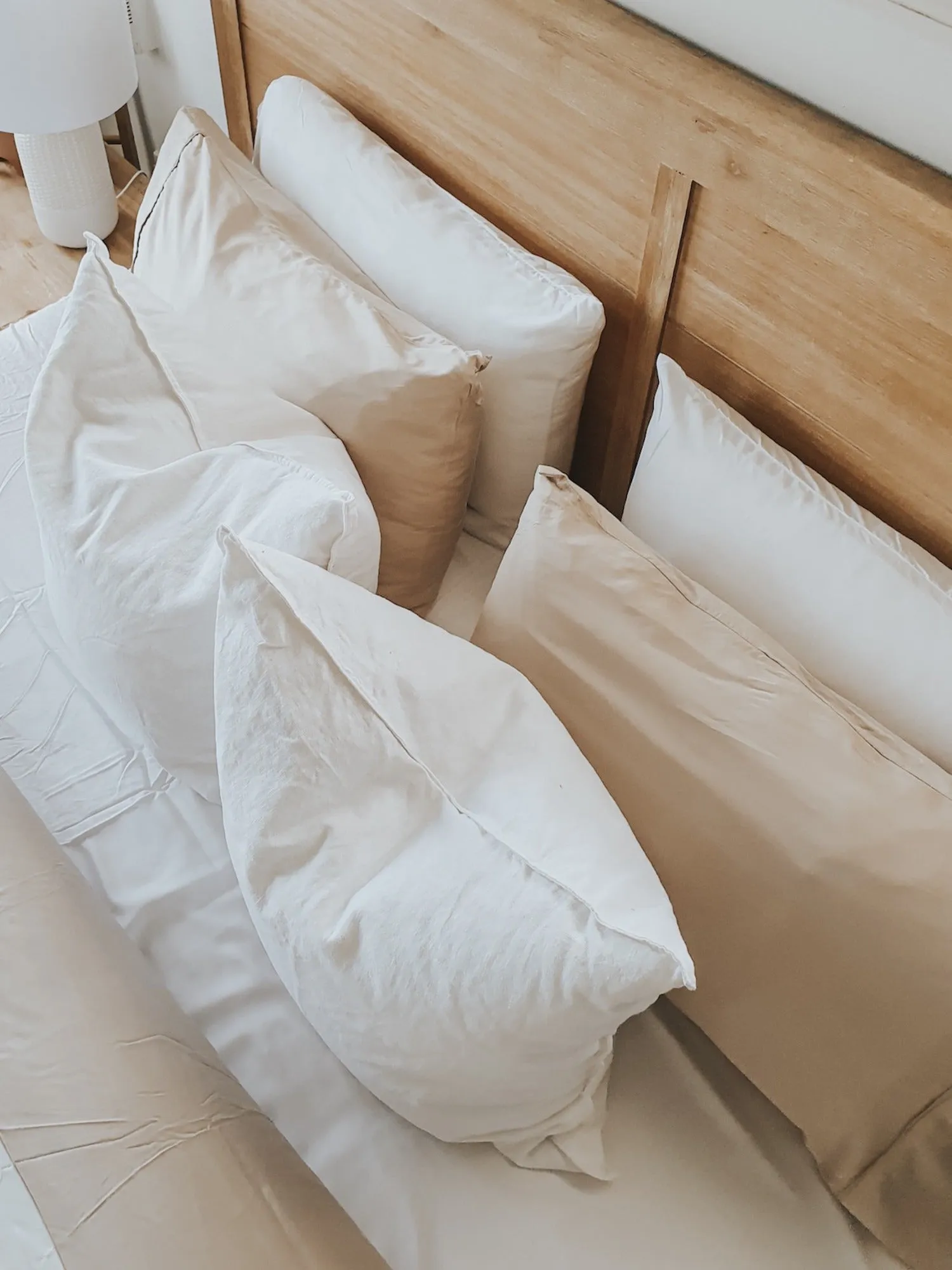 Bamboo Pillow Slip Set - Macadamia