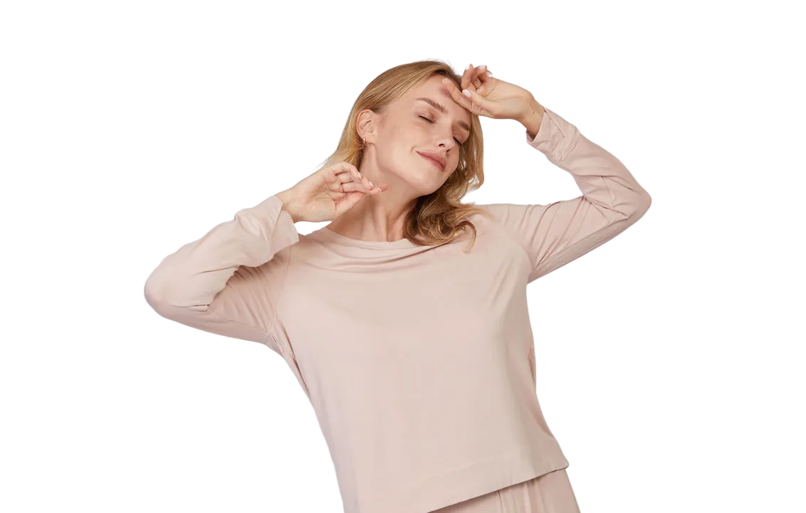 Bamboo Pleated Back Long Sleeve Shirt