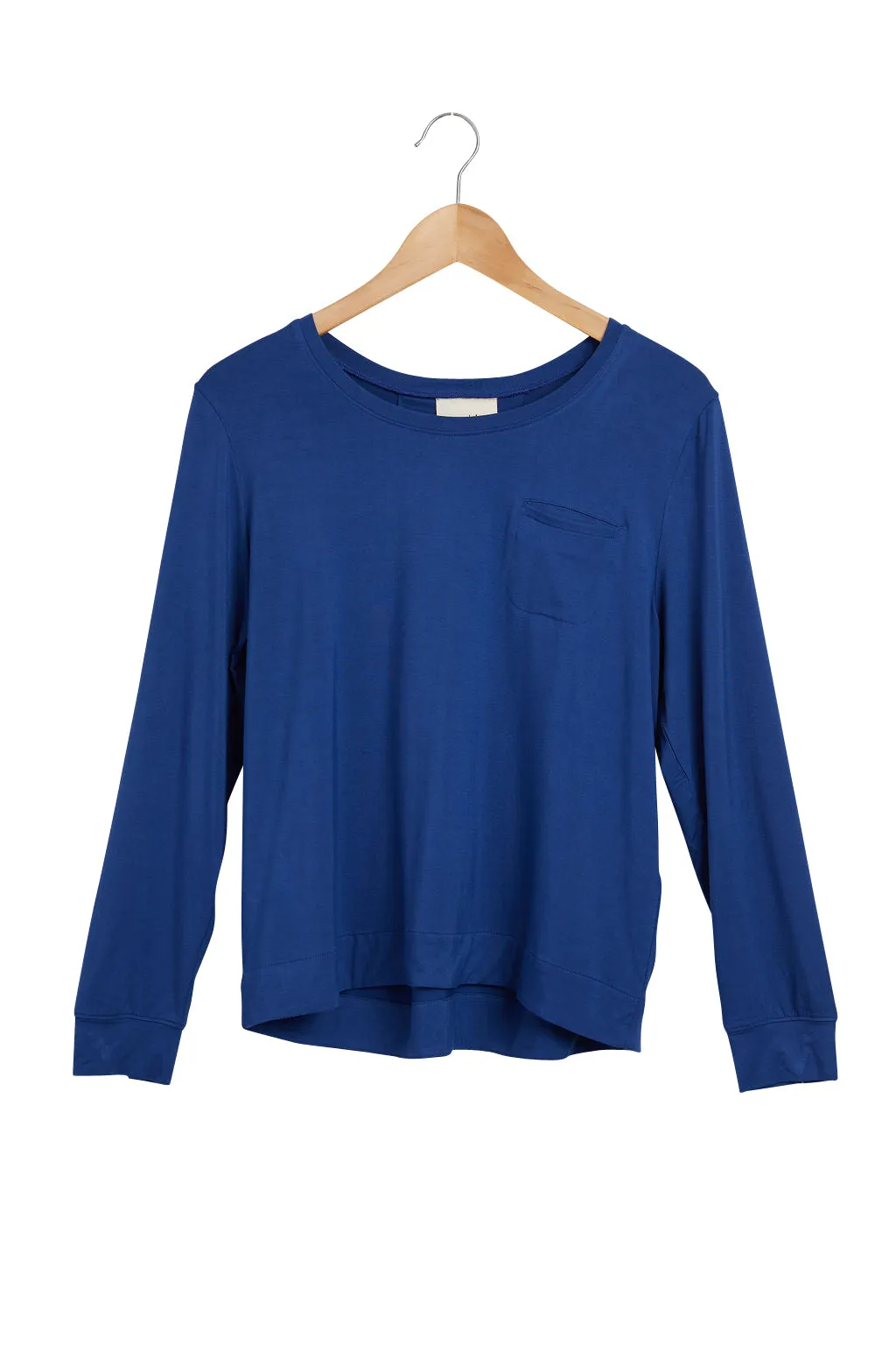 Bamboo Pleated Back Long Sleeve Shirt