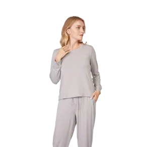 Bamboo Pleated Back Long Sleeve Shirt