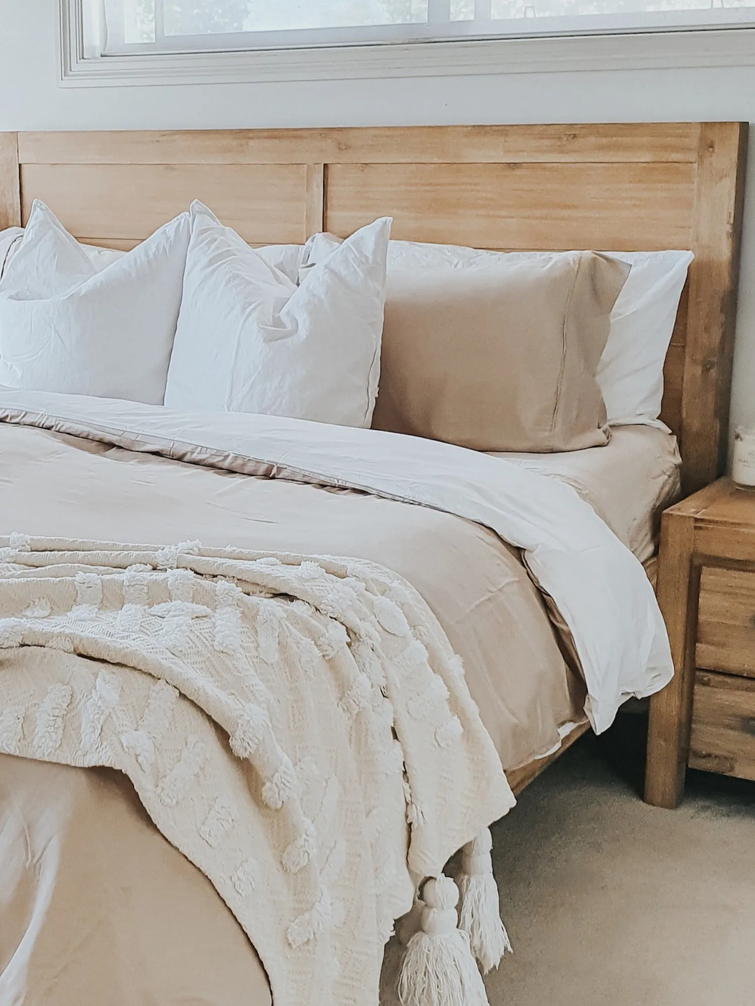 Bamboo Sheet Set (Queen) - Macadama