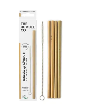 Bamboo Straw 20-pack   5 cleaners