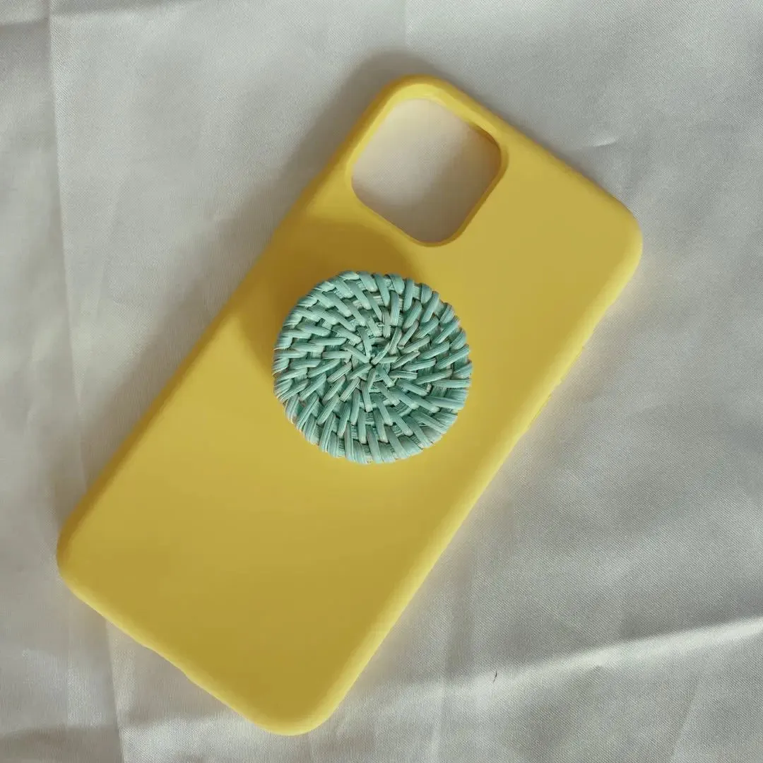 Bamboo Woven Telescopic Phone Stand