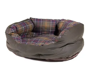 Barbour Waxed Cotton Dog Bed 24"
