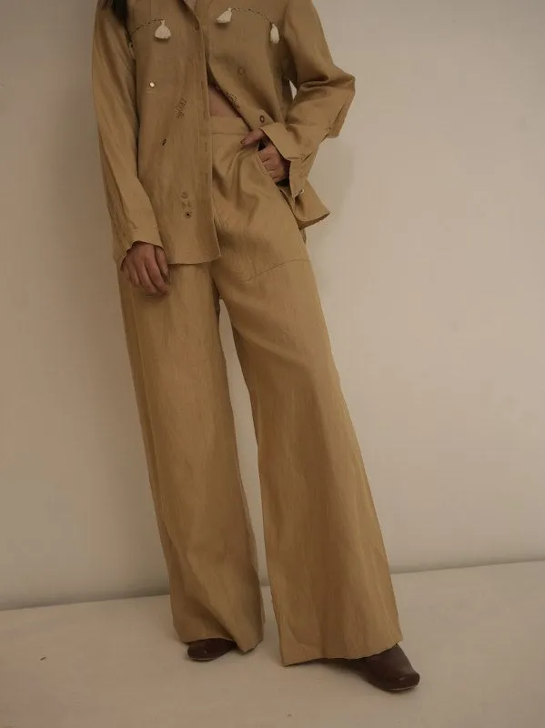 Beige Pants