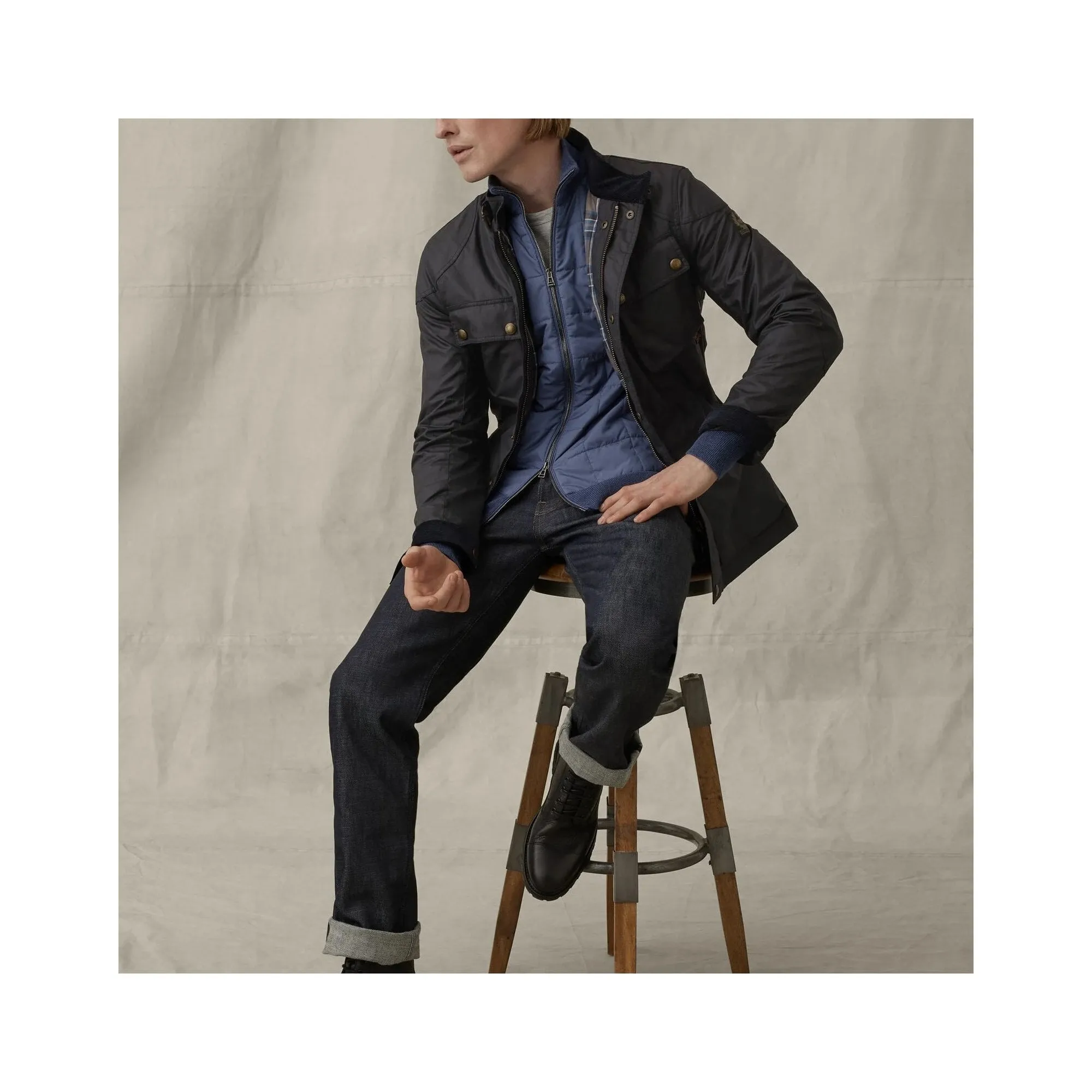 BELSTAFF Fieldmaster Jacket in Dark Navy