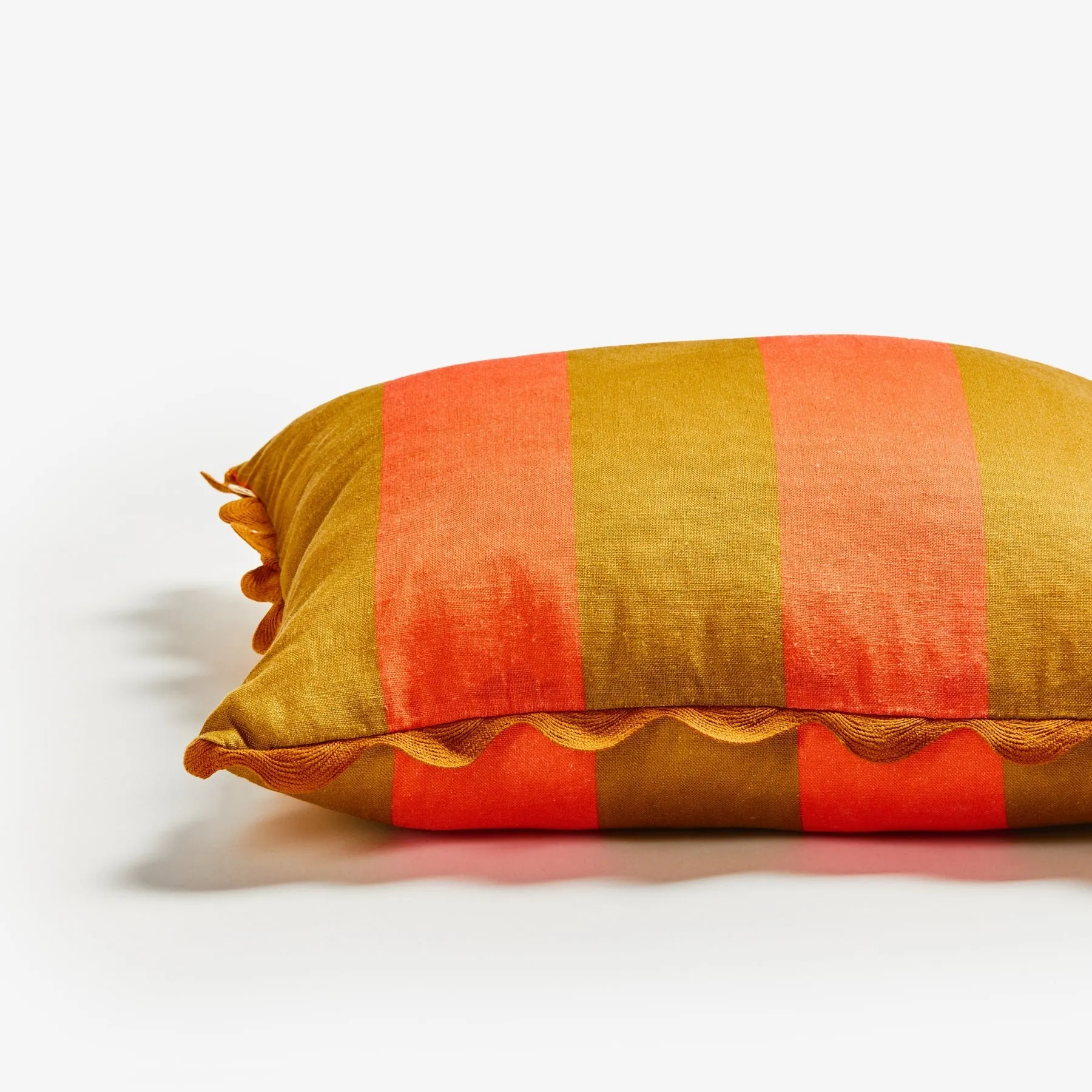 Big Stripe Orange 50cm Cushion